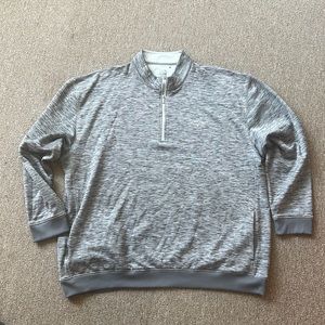 CALLAWAY 1/4 ZIP PULLOVER GRAY SIZE 4 XLT